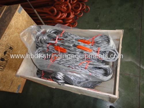 Conductor Socket Joints for Overhead cable pulling on transmission line