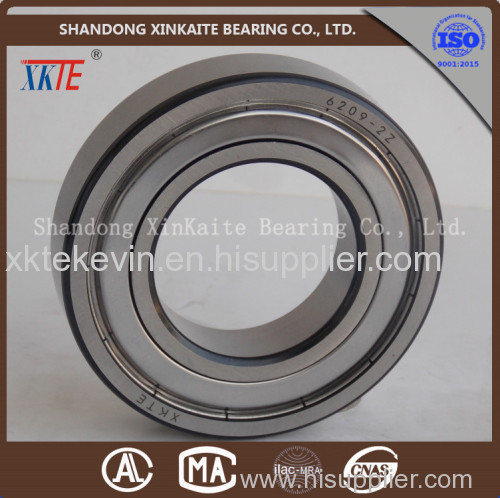 conveyor components XKTE conveyor roller bearing 6309ZZ with black corner from china bearing manufacture