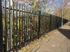 PVC Palisade Fence with Bright and Beautiful Surface