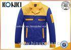 Formal Worker Custom Jackets Blue And Yellow Uniform Fashion Tops