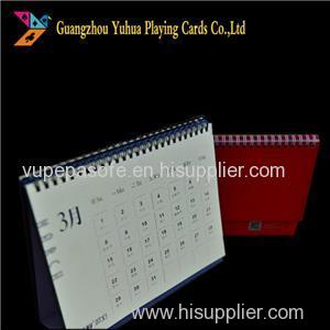 Offset Printing New Design Spiral Binding Paper Table Calendars