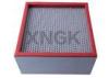 Galvanized Steel Frame High Temperature Hepa Filters Medium Efficiency