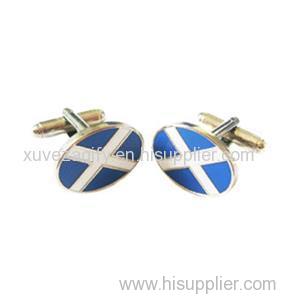 Personalized Gold Hard Enamel Mens Designer Cufflinks