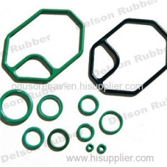 HNBR Rubber Parts Customized Black Blue Red Different Size Rubber Component