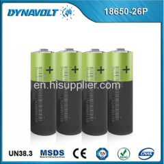 3.7V rechargeable lithium ion battery 2600mAh for electric vehicle