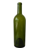 750ML Antique Green Bordeaux Glass Wine Bottle with Cork