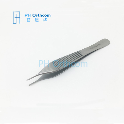 Adson Forceps 1x2 Teeth Orthopedic Instrument General Instrument for Veterinary Surgical Instrument