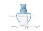 Normal Mouth PP/PC Baby Milk Bottle With Bear Cap In Straight Shape 4Ounce