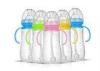 8 Oz Colorful Newborn Silicone Baby Bottle Environmentally Friendly OEM / ODM