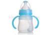 Flowers Design Silicone Baby Bottle With Food Grade Soft Nipple 5 Oz Wide Neck