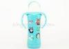 180ml Stainless Steel Feeding Bottle Wide Neck With Cartoon Surface
