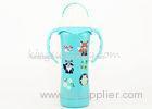 180ml Stainless Steel Feeding Bottle Wide Neck With Cartoon Surface