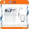 Manual Flush Reverse Osmosis Water Filtration System Pur Water Filter With 3.2 Plastic Tank