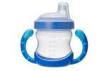 Non Spill BPA Free Baby Training Cup With Handle 3 OZ Blue Color Intertek approved