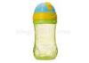 9 Oz Double Color Sport Baby Drinking Bottle With Soft Straw Not Easily Broken