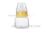 Mini Plastic Feeding Bottle For Baby Drink Juice 60ml with Silicone Nipple