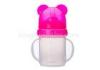 Animal Cover Toddler Sippy Cups Non Spill Cup Transparent Heat Transfer Printing