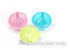 Suction Plastic Baby Feeding Bowl Set With Color Changing Spoon Good Stability