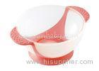 Food Grade PP Feeding Suction Bowl With Color Changing Cutlery Spoon BPA Free