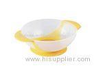 Anti-slip Feeding Suction Baby Bowl Food Grade With Sucker Base