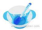 Food Grade Infant Feeding Suction Bowl With Color Changing Spoon BPA Free