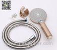 ABS Plastic Removable Bathroom Shower Heads Handheld Set With Flexible Shower Hose