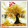 High quantity gold banyan tree banyan leaves for landscape project decoration fake Ficus microcarpa banyan trees