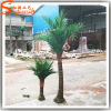 height green leaves artificial fiberglass palm trees for garden decoration