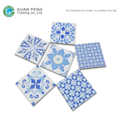 Chinese Blue White Commercial Restaurant Kitchen Tile Ceramic Tiles Floor Prices