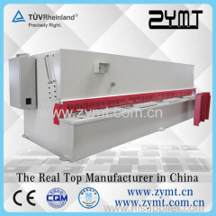 ZYMT hydraulic NC cutting machine for metal sheet