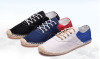 fashion men braided outsole casual canvas shoes