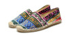 African printed fabric espadrille men casual shoes
