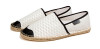 new design custom fashion flat line-soled canvas shoes