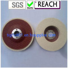 Fiberglass wool felt wheels