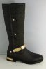 Fashion metal decorated lady boots