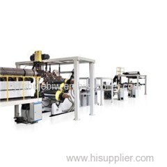 PET Vacuum Exhausting Single Screw Extrusion Line