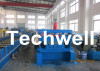 Metal Decking Sheet Roll Forming Machine With Hydraulic Cutting Hydraulic Station Power 4kw