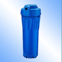 Blue water filter canister