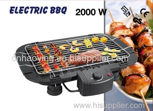 hot selling 1800W temperature controlled electric barbecue charcoal grill