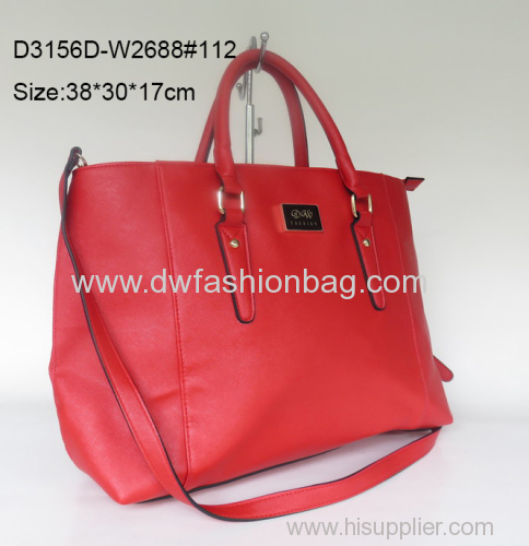 Red PU fashion bag