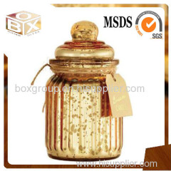 Glass jar with lid scented funny candles
