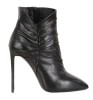 customed design high heel black pointed toe women ankle boots