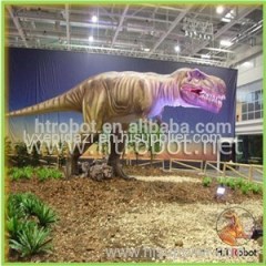 Simulation Real Dinosaur Model For Dinosaur Museum