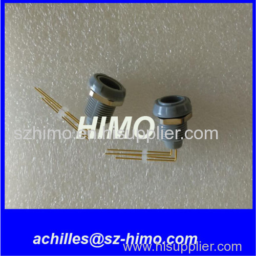 high quality 2 pin lemo panel mount connector with PCB pin