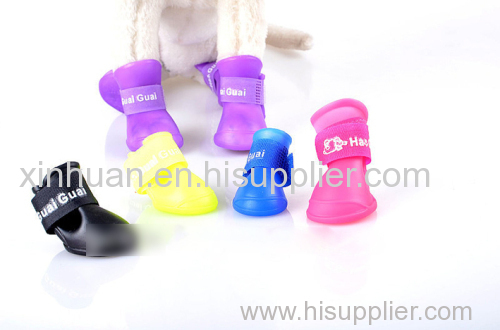 Waterproof Latex Dog Rain Shoes EE