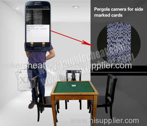 Infrared Camera poker card reader In Black Trousers Label To Scan Invisible Bar Codes Playing Cards