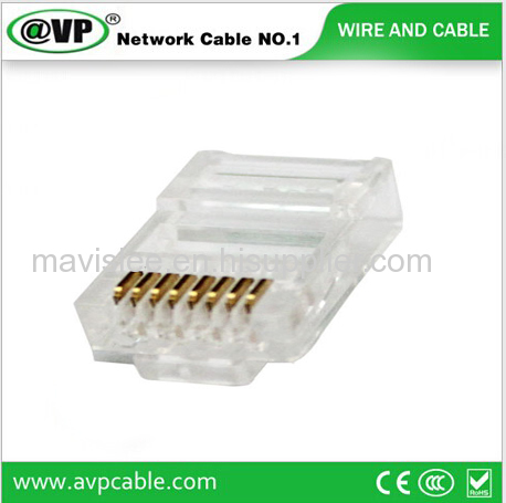 Cat5e network cable connector rj45 CAT5E 8P8C CAT5E UTP CONNECTOR RJ45 conector