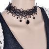 Adorable Dance Wear Accessories Hollow Flower Choker Necklace With Rhinestone
