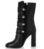 thick heel customed design women fashion boots with zipper