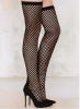 customed design black lace high heel knee women boots